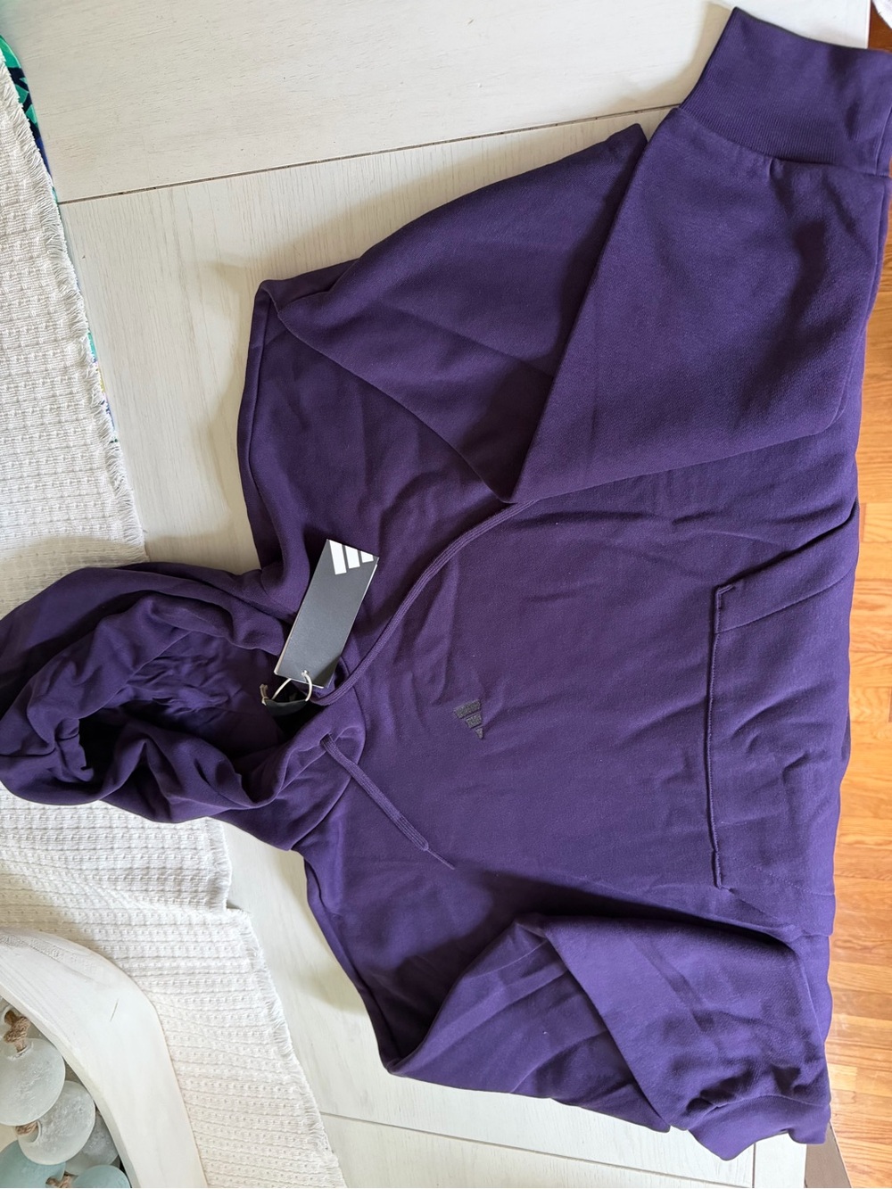 NWT adidas Womens Purple Hoodie